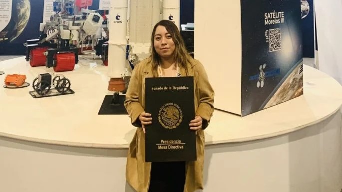 Mónica Ortiz, astronauta análoga oaxaqueña, fue reconocida por su contribución al sector&nbsp;espacial
