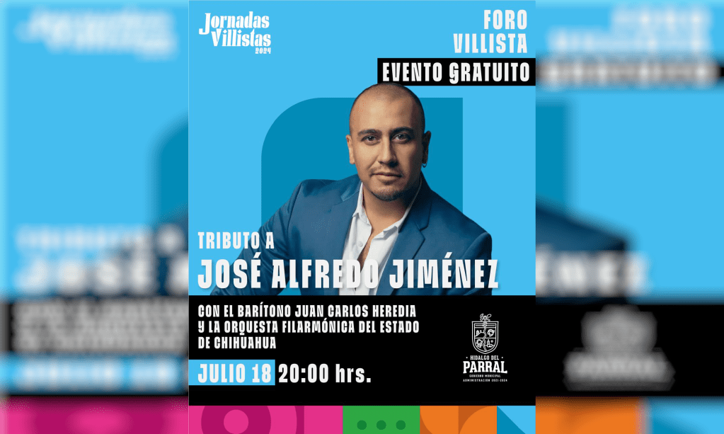 Juan Carlos Heredia rinde tributo a José Alfredo Jiménez junto a la OFECh en Jornadas&nbsp;Villistas