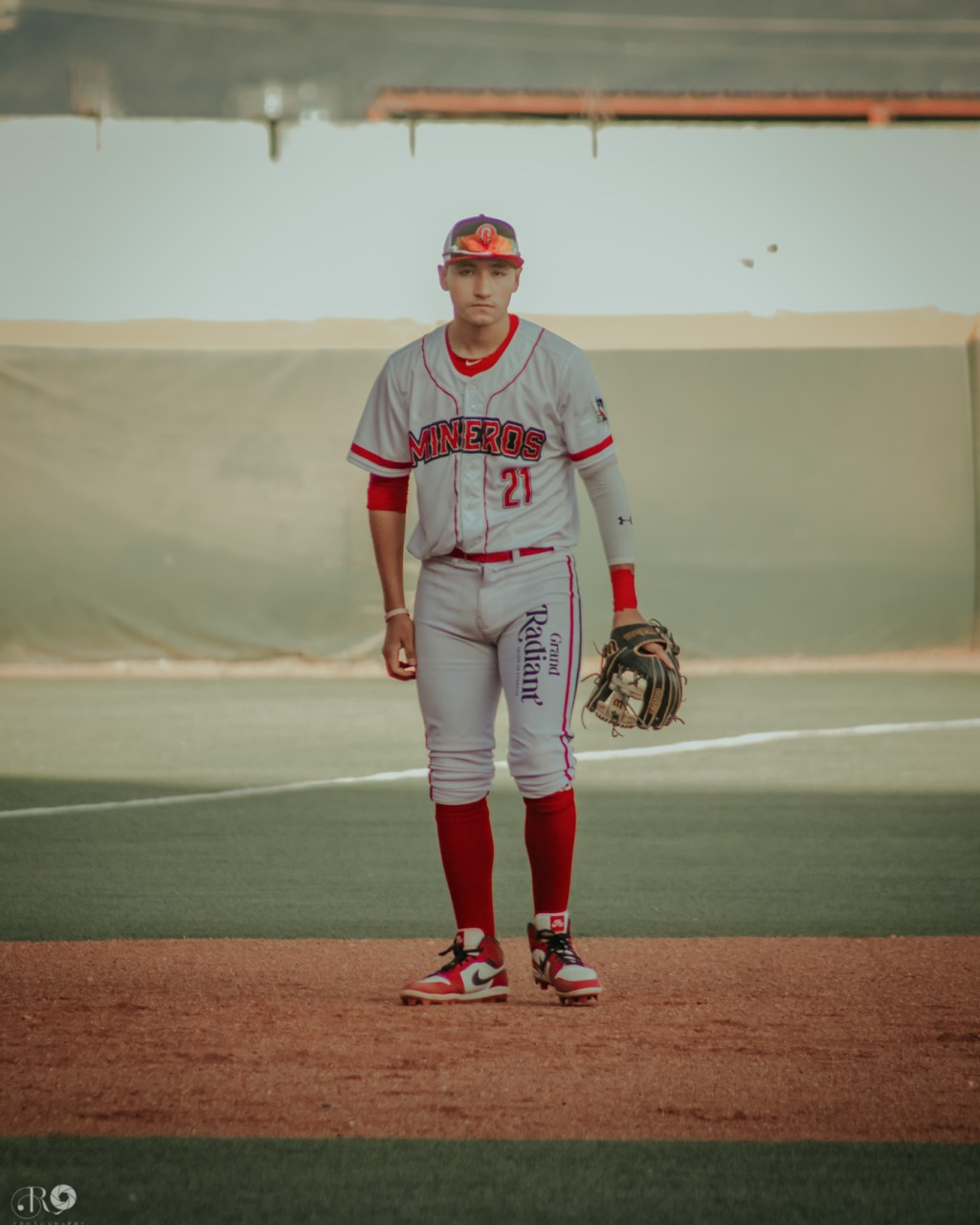 Nathan Urquiza, joven tercera base de los Mineros ya esta dando muestras de su&nbsp;talento