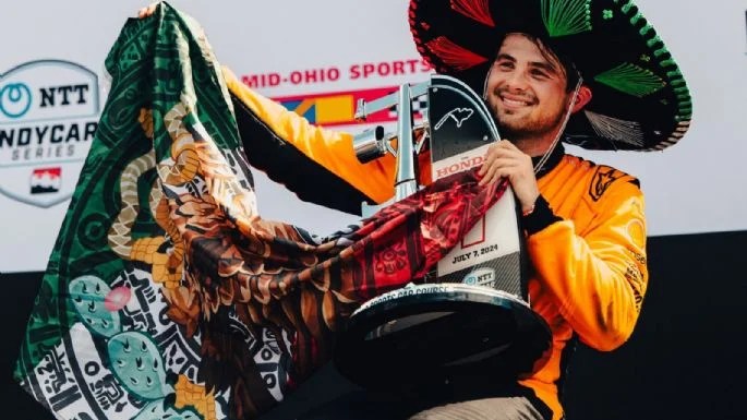 «Pato» O’Ward, piloto mexicano, gana la Indy 200 en&nbsp;Ohio