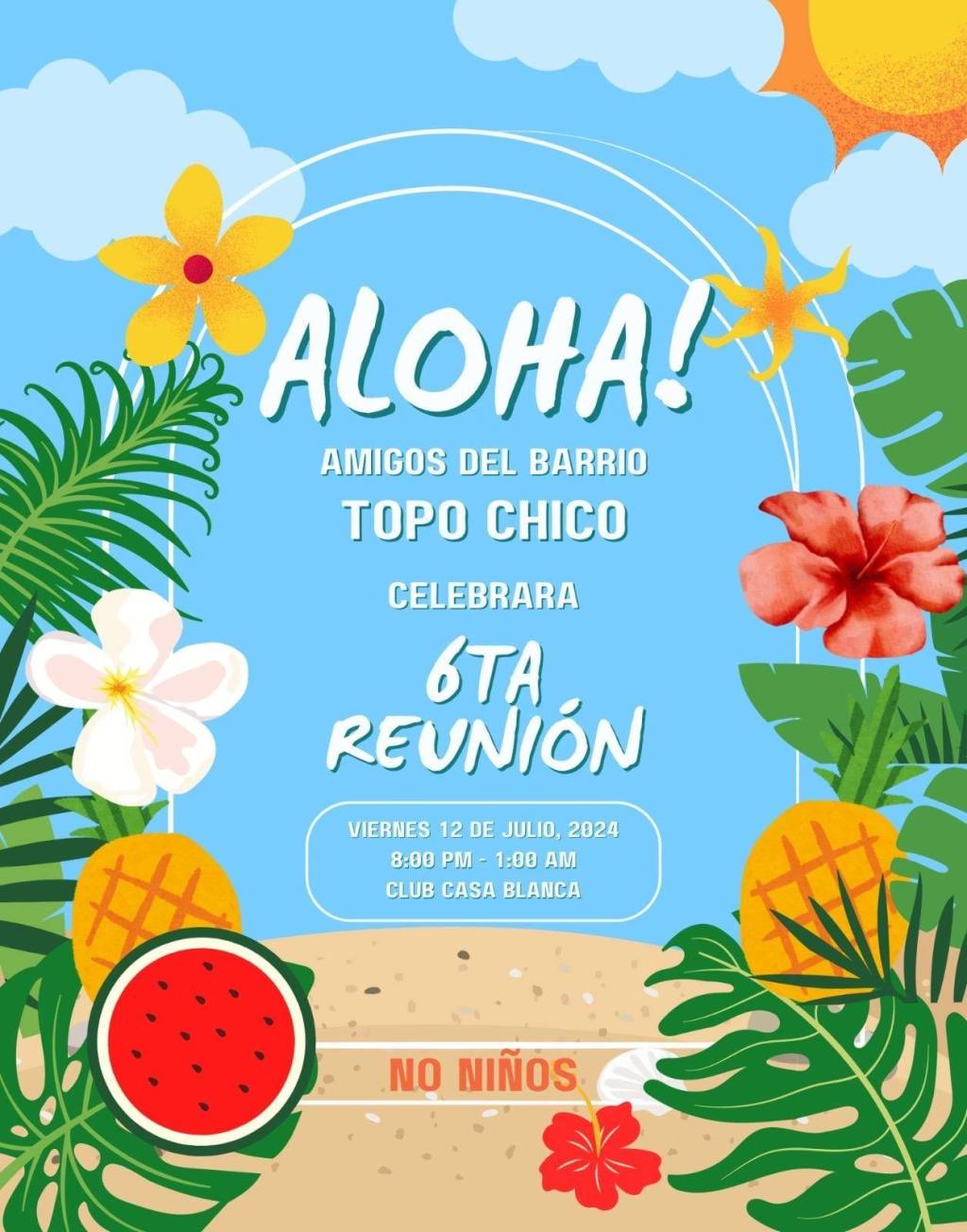 Se invita a todos los vecinos del Topo Chico del Ayer y de la&nbsp;actualidad.