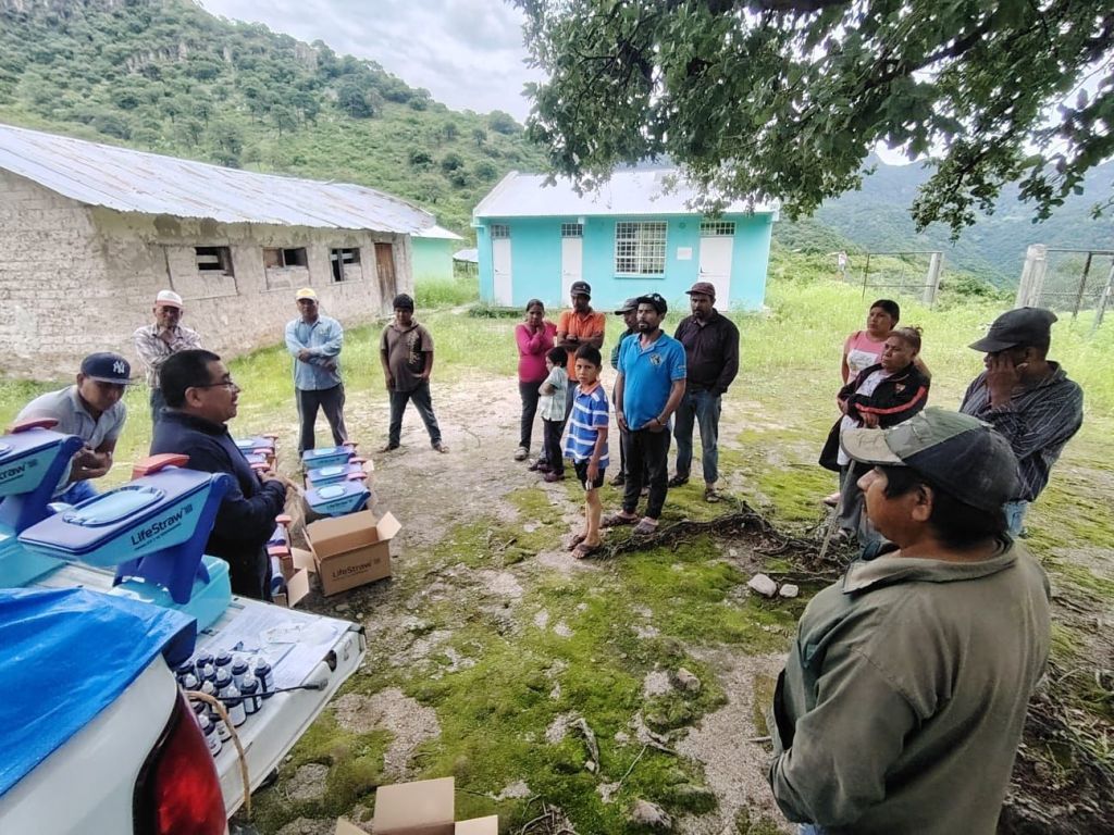 Entrega JCAS 740 dispositivos de ultrafiltración de agua a habitantes de la Sierra&nbsp;Tarahumara