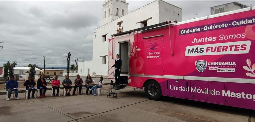Inicia Región Sanitaria III recorrido de la Unidad Móvil de Mastografía-Se atenderá a mujeres de Parral y municipios de la región sur del estado de forma&nbsp;gratuita