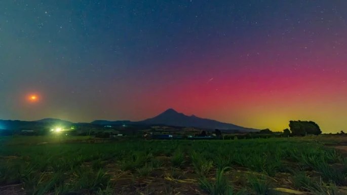 Auroras boreales serán visibles Chihuahua este jueves y&nbsp;viernes