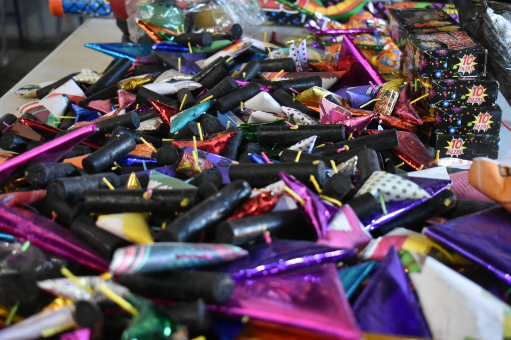 Protección Civil presenta decomisos de pirotecnia&nbsp;.