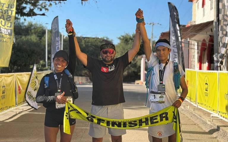 Orgullo rarámuri: Eliezer Arcubia y Angélica Cabrera ganan el Ultra San Luis&nbsp;Trail