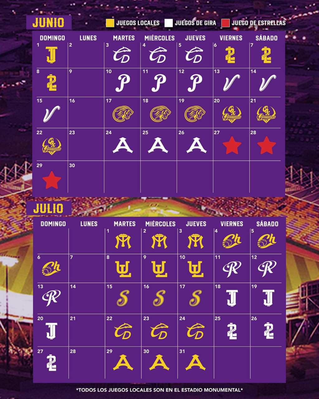 Calendario LMB 2025, Dorados y AEB en&nbsp;problemas…