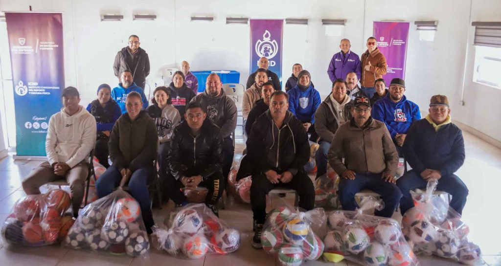 Entrega Instituto Chihuahuense del Deporte material deportivo a 27 Escuelas de Iniciación&nbsp;Deportiva
