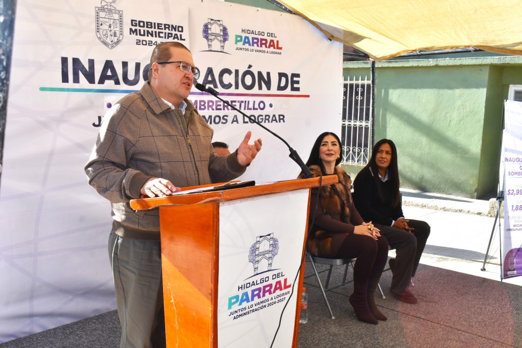 Inaugura Alcalde la calle Sombreretillo, primera obra del año&nbsp;2025