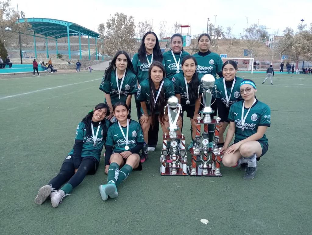 Llantera PF-Ref. Muñoz, campeón femenil de la Liga Burocrática de&nbsp;Futbol
