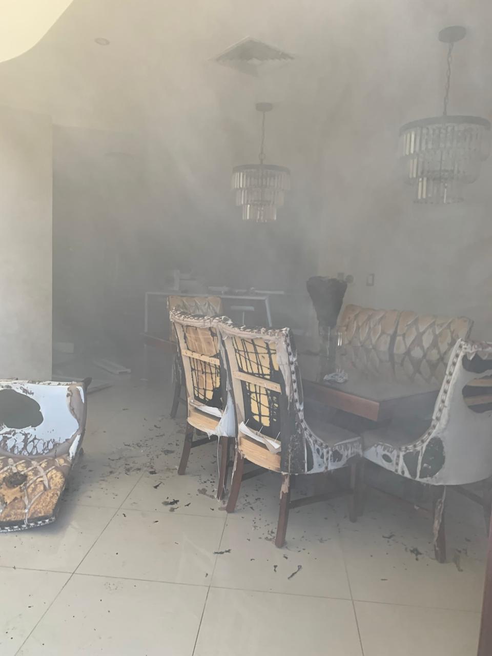 Acude Bomberos y Protección Civil a incendio en fraccionamiento La&nbsp;Cantera