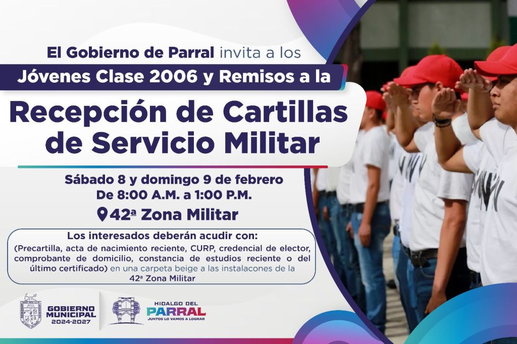Convocan a los jóvenes clase “2006 y remisos” a la entrega de precartilla del Servicio Militar&nbsp;Nacional