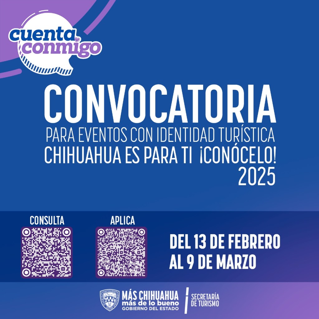 Lanza Turismo la convocatoria “Chihuahua es Para Ti ¡Conócelo!”&nbsp;2025