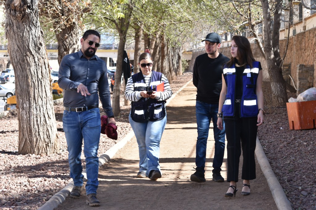 Responsables de Obras Públicas del Municipio y del Estado realizan recorrido por los trabajos de la obra De Cara al&nbsp;Río.