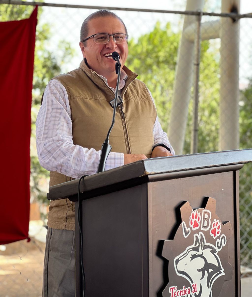 Encabeza el Alcalde Chava Calderón saludo cívico en la Secundaria Técnica&nbsp;31