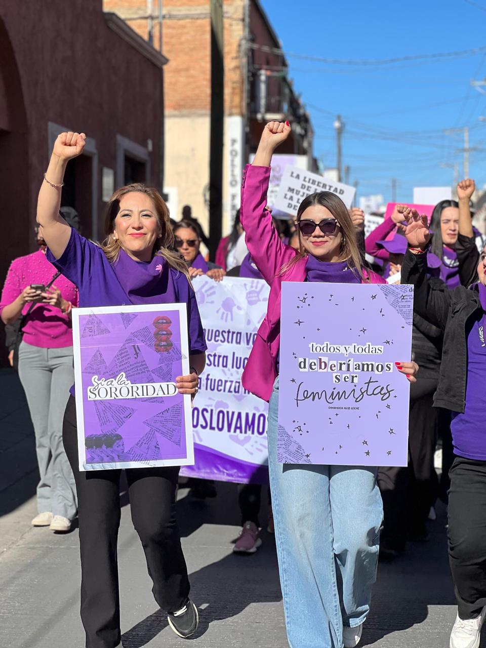 Conmemoran el Día de la Mujer con marcha para exigir igualdad de&nbsp;derechos