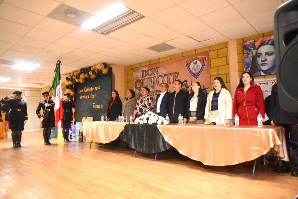 Encabeza Alcalde el arranque del concurso Don Quijote nos invita a&nbsp;leer.