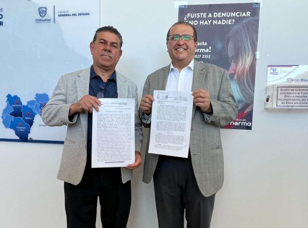 Presenta Alcalde denuncia ante la FGE por el presunto delito de robo y daños en Mina la&nbsp;Prieta