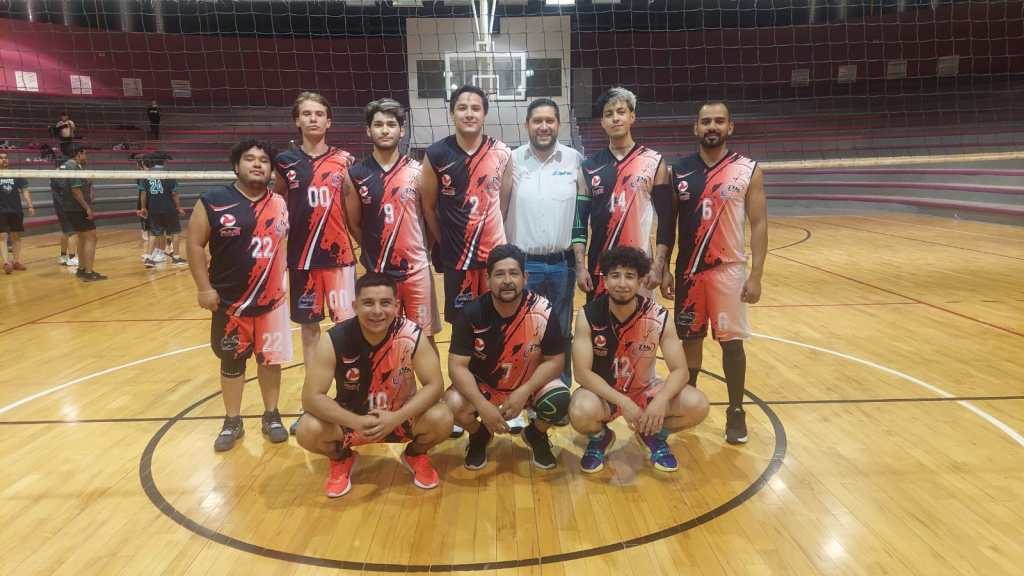 El triunfo para DH Celular en voleibol varonilSUPERÓ EN TRES SETS AL&nbsp;CONALEP