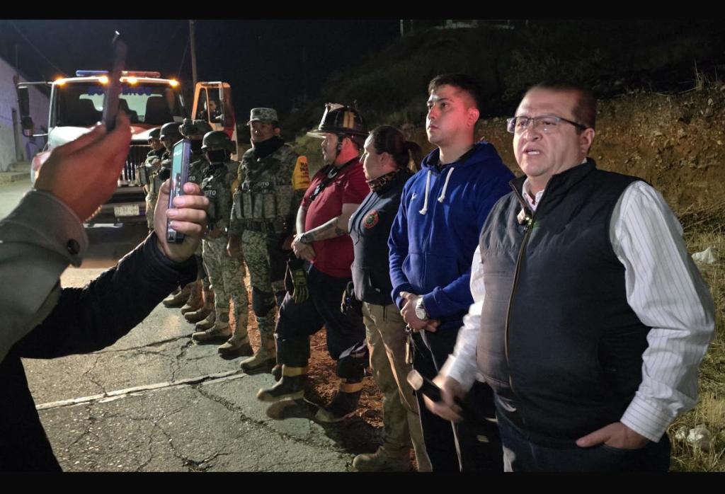 Incendio en el cerro de la Mina La Prieta es controlado por el H. Cuerpo de&nbsp;Bomberos