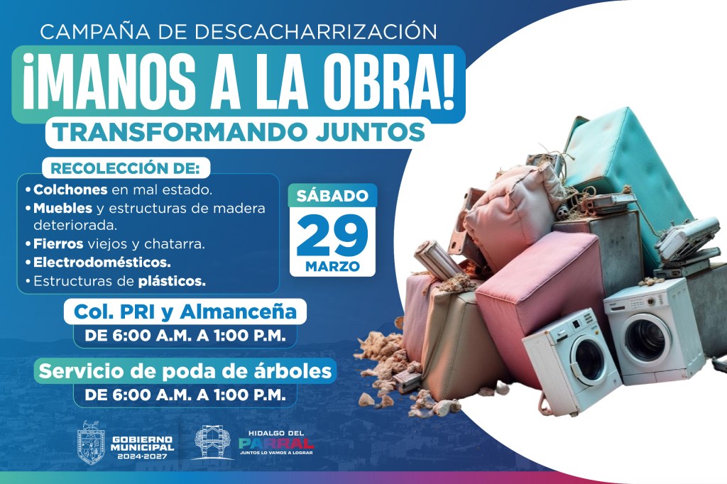 Llega el programa “Manos a la obra: Transformando Juntos” a la colonia PRI y&nbsp;Almanceña