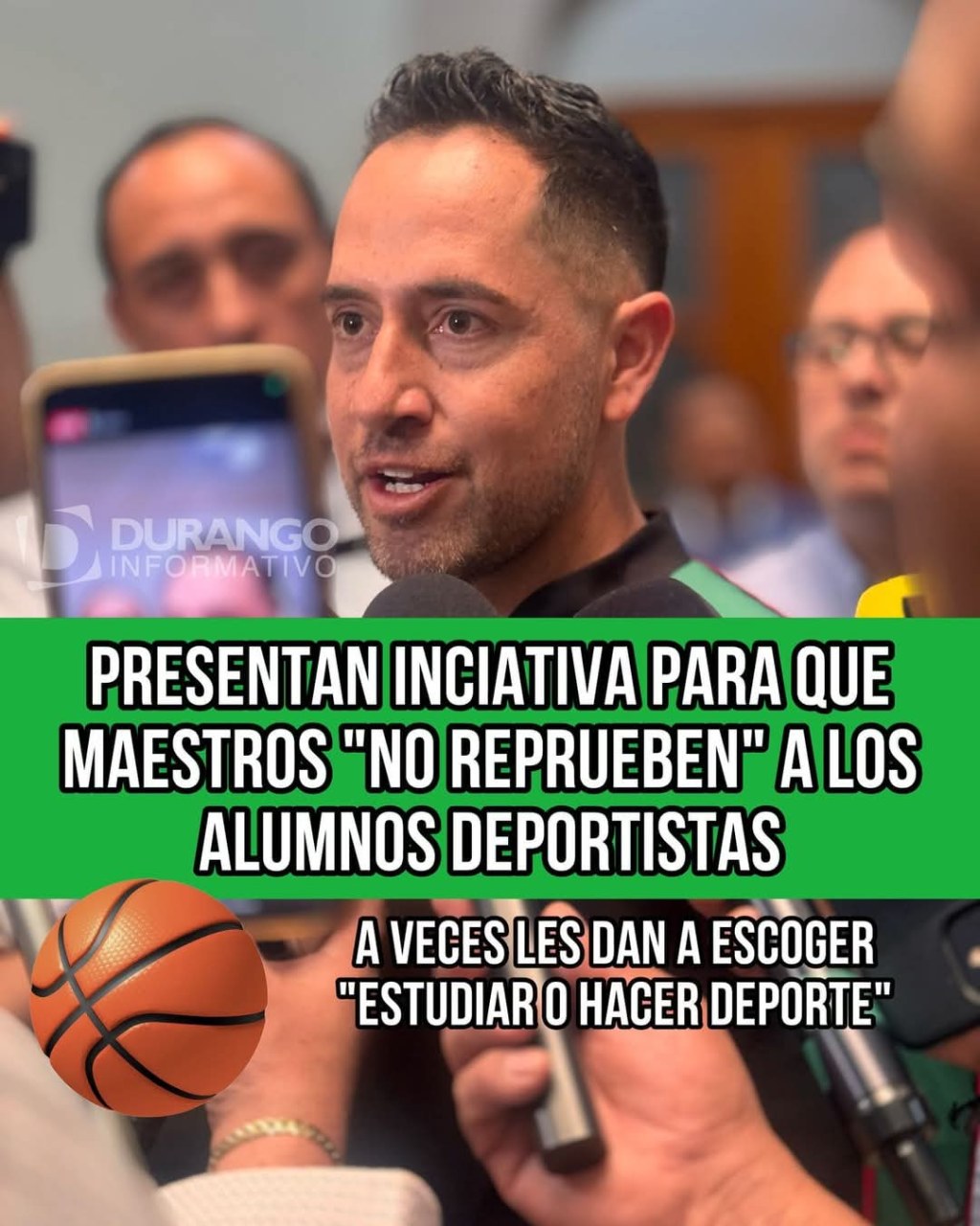 🏀En Durango presentan iniciativa para que maestros «no reprueben» a los alumnos&nbsp;deportistas✍️