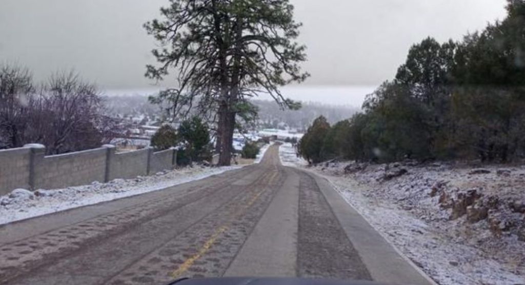 Registra Protección Civil caída de nieve y aguanieve durante las primeras horas de este&nbsp;sábado