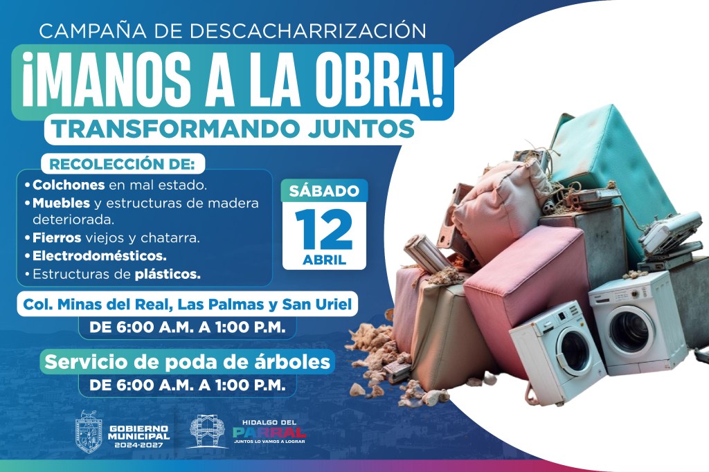 Continúa la campaña de descacharrización en Parral con nuevas&nbsp;fechas