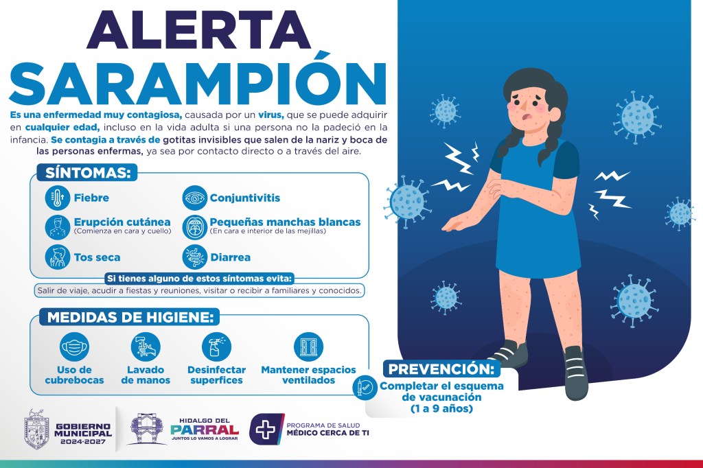 Emite Presidencia Municipal recomendaciones para prevenir el&nbsp;sarampión