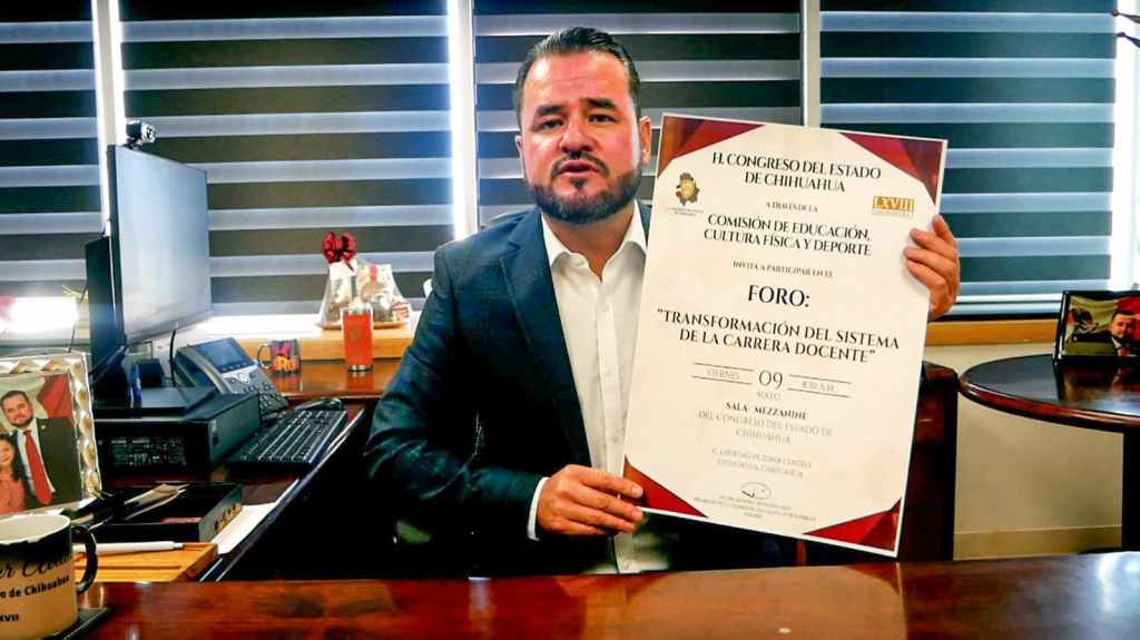 Invita Diputado Oscar Avitia a foro “Transformación del Sistema de la Carrera&nbsp;Docente”