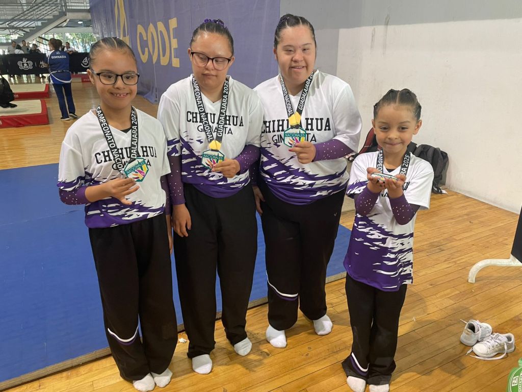 Brillan atletas parralenses en el nacional de gimnasia de&nbsp;trampolín