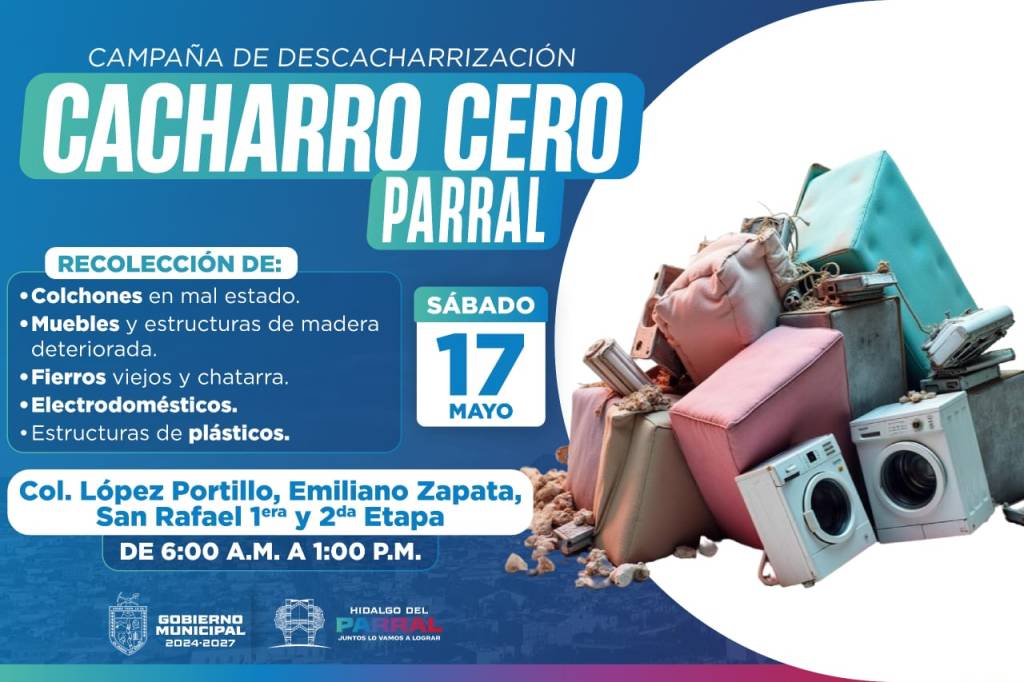 Avanza campaña “Cacharro Cero” en colonias de&nbsp;Parral