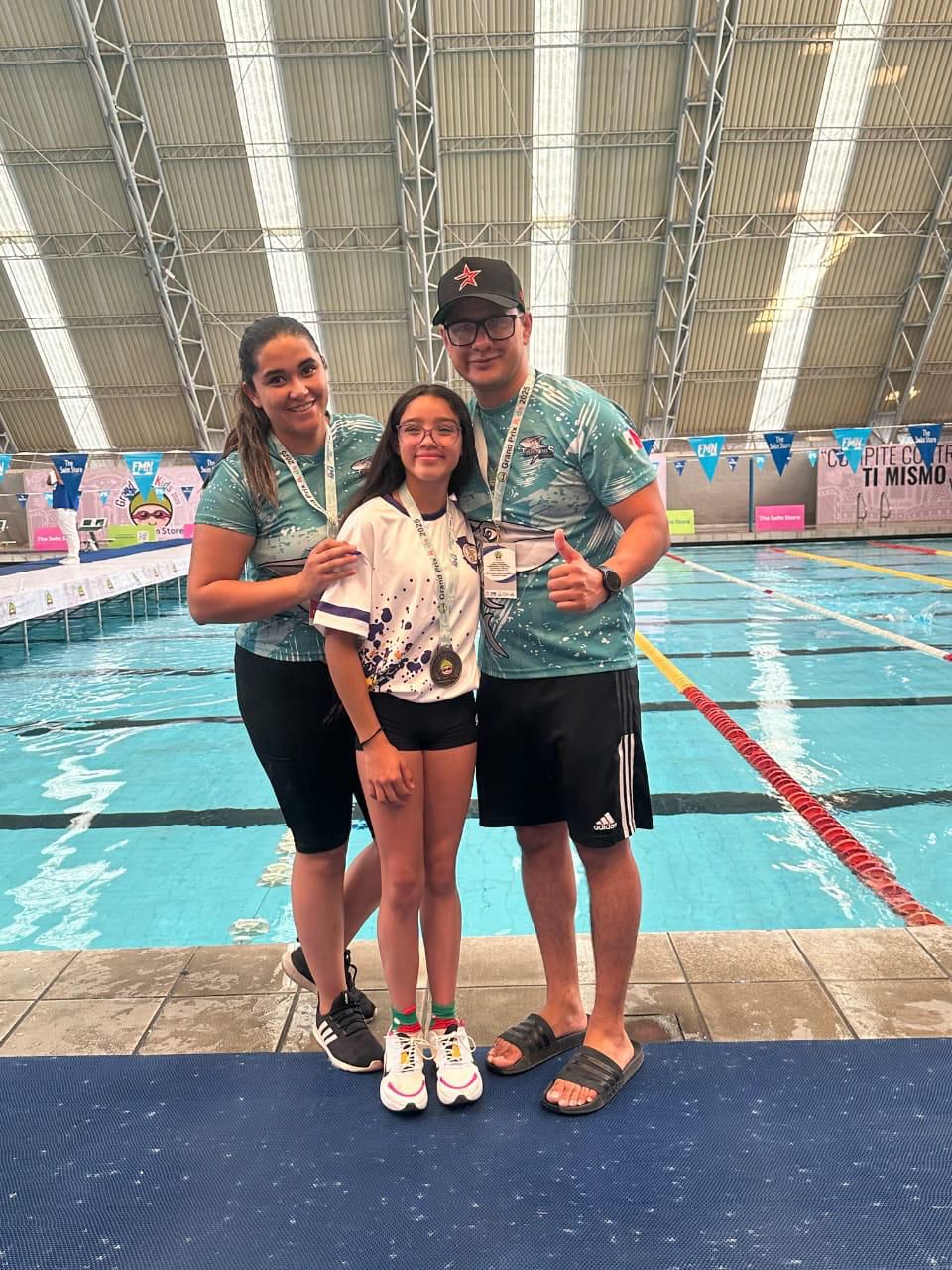 Parralense Fernanda Avila logra medalla en el Nacional de Natación desde&nbsp;Aguascalientes