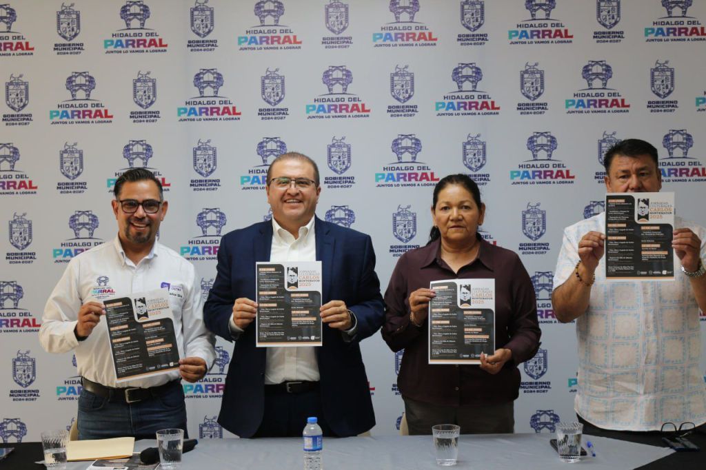 Gobierno de Parral presenta la Cartelera de las Jornadas Culturales Carlos Montemayor&nbsp;2025