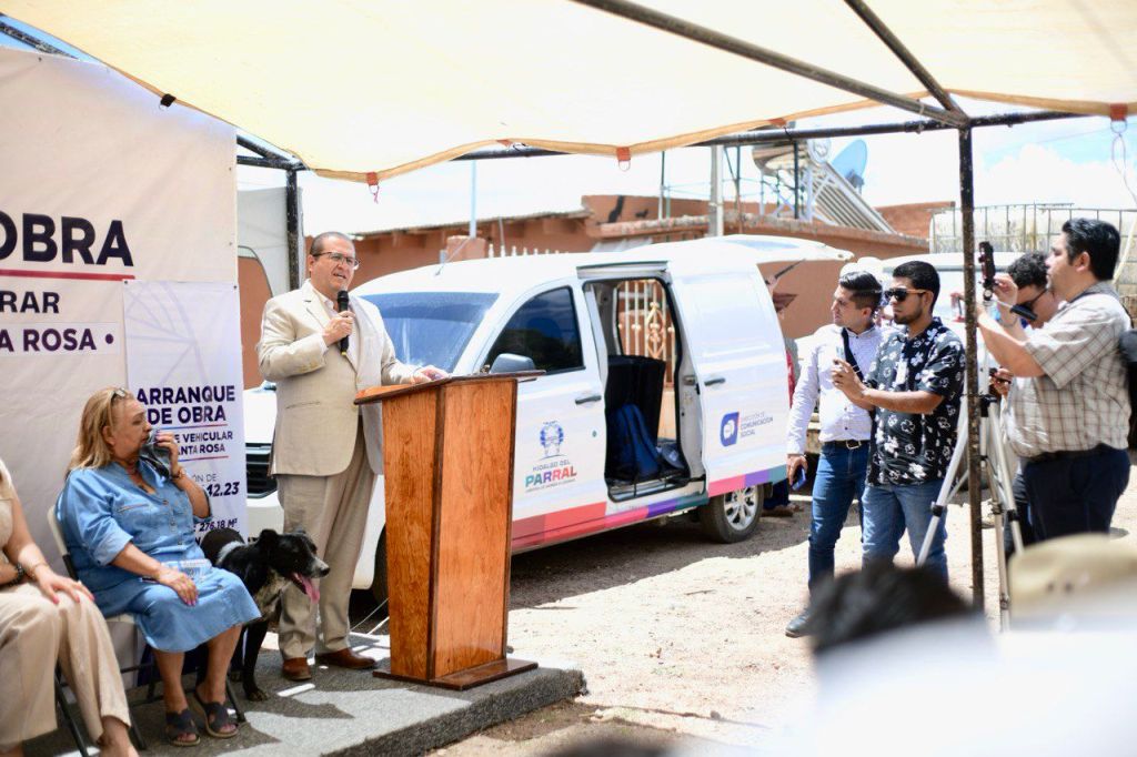 Alcalde Salvador Calderón da banderazo de arranque a la construcción de puente vehicular en Santa Rosa— Beneficiará a cerca de 200&nbsp;habitantes