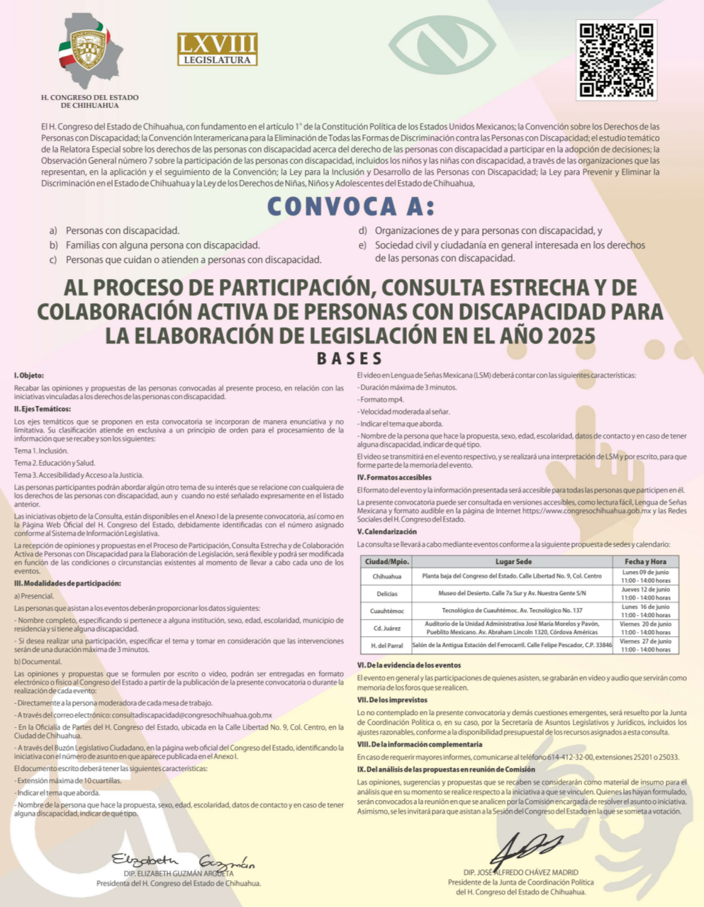 Este lunes arranca la consulta a personas con discapacidad para legislación&nbsp;2025