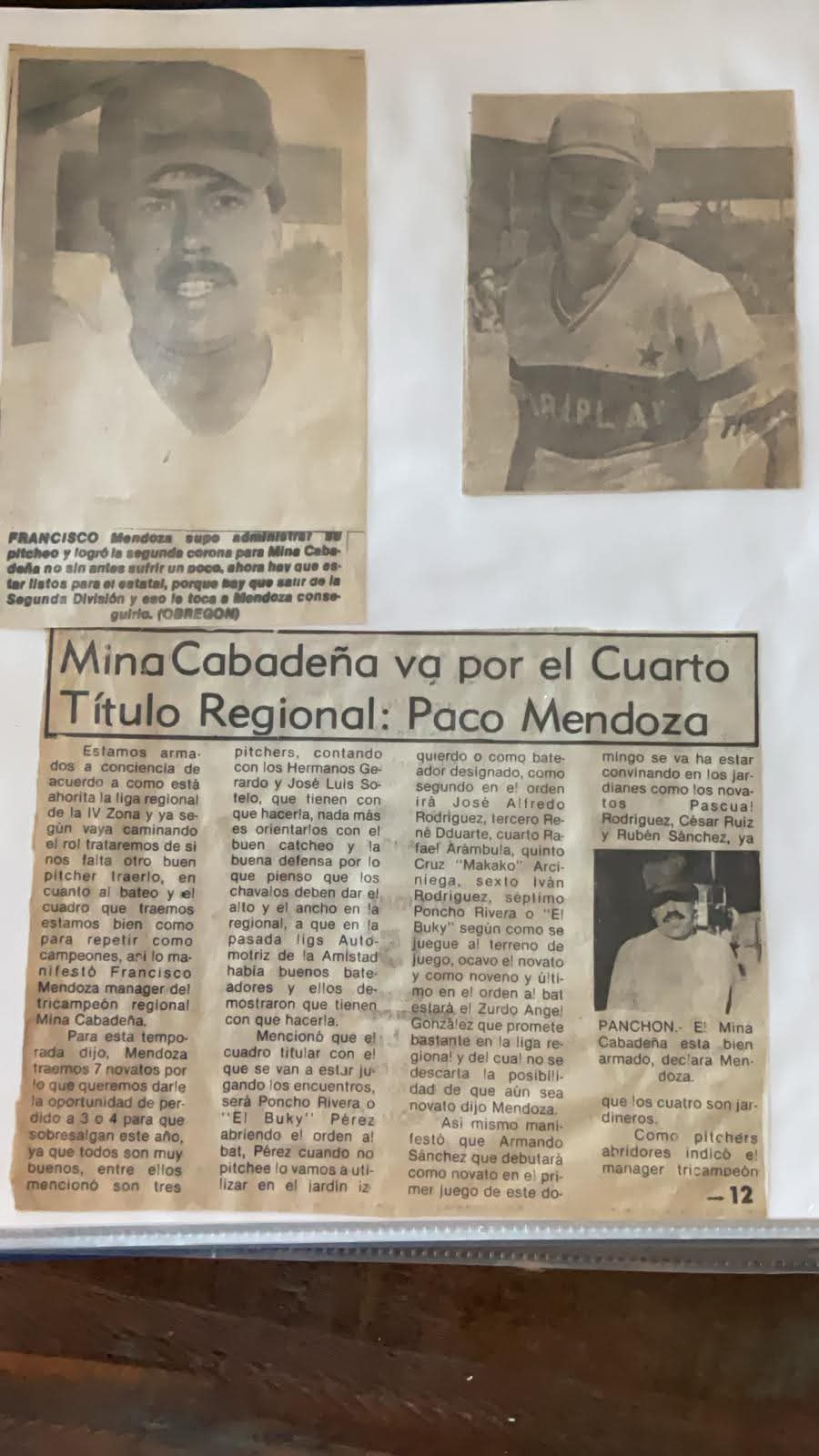 Francisco “Panchón” Mendoza Arroyo: Adiós y&nbsp;Legado