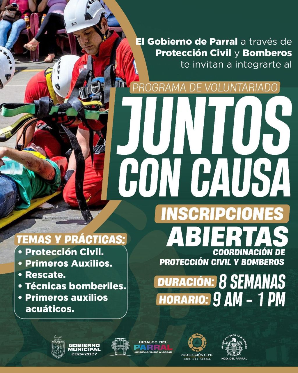 Anuncia Gobierno de Parral el programa de voluntariado “Juntos con&nbsp;Causa”