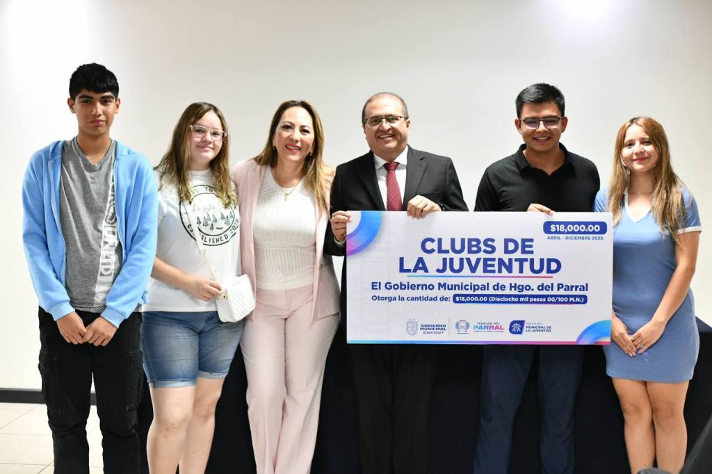 Impulsa Gobierno de Parral el liderazgo juvenil con entrega de apoyos a los “Clubs de la&nbsp;Juventud”