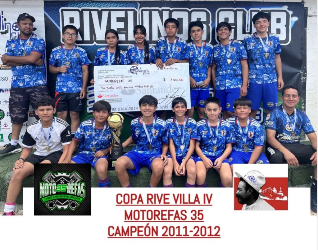 Tin Papas, Santos Parral, Motorefas y Legends, campeones de la IV Edición de la Copa Rive Villa&nbsp;2025