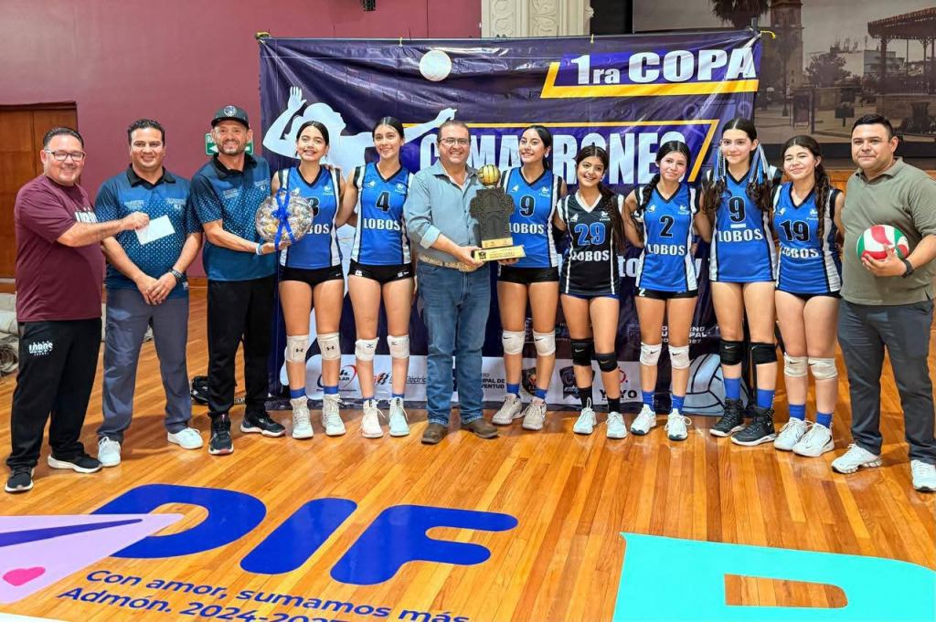 Lobos Juárez, campeón de la Ira. Copa Cimarrones de Voleibol Femenil&nbsp;2010-2011