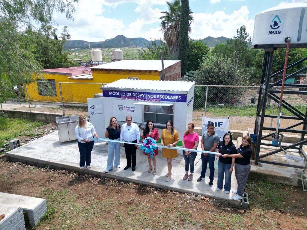 Entregan módulo de desayunos calientes para más de 60 niñas y niños en la Maclovio&nbsp;Herrera