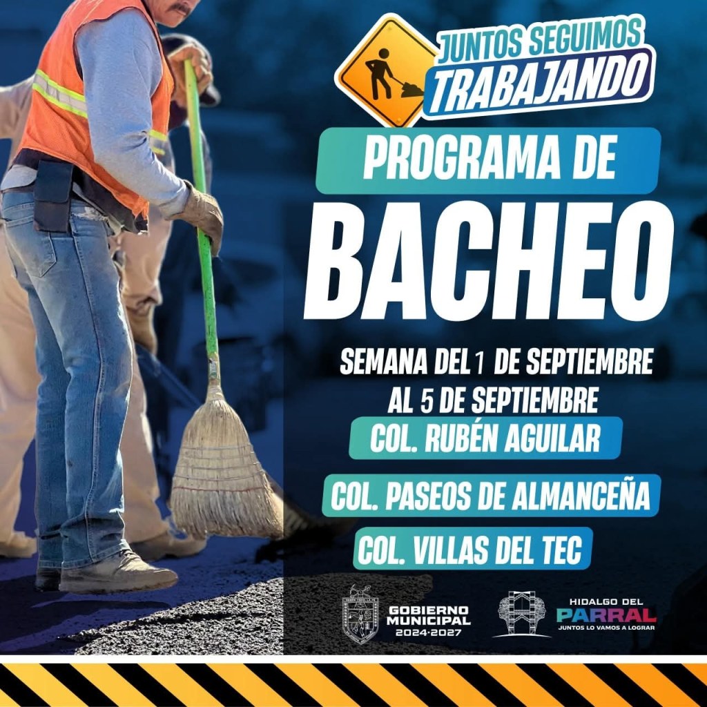 Avanza programa de bacheo en&nbsp;Parral