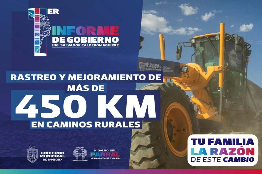 A un año de gobierno, Salvador Calderón transforma la conectividad rural con 450 kilómetros&nbsp;rehabilitados