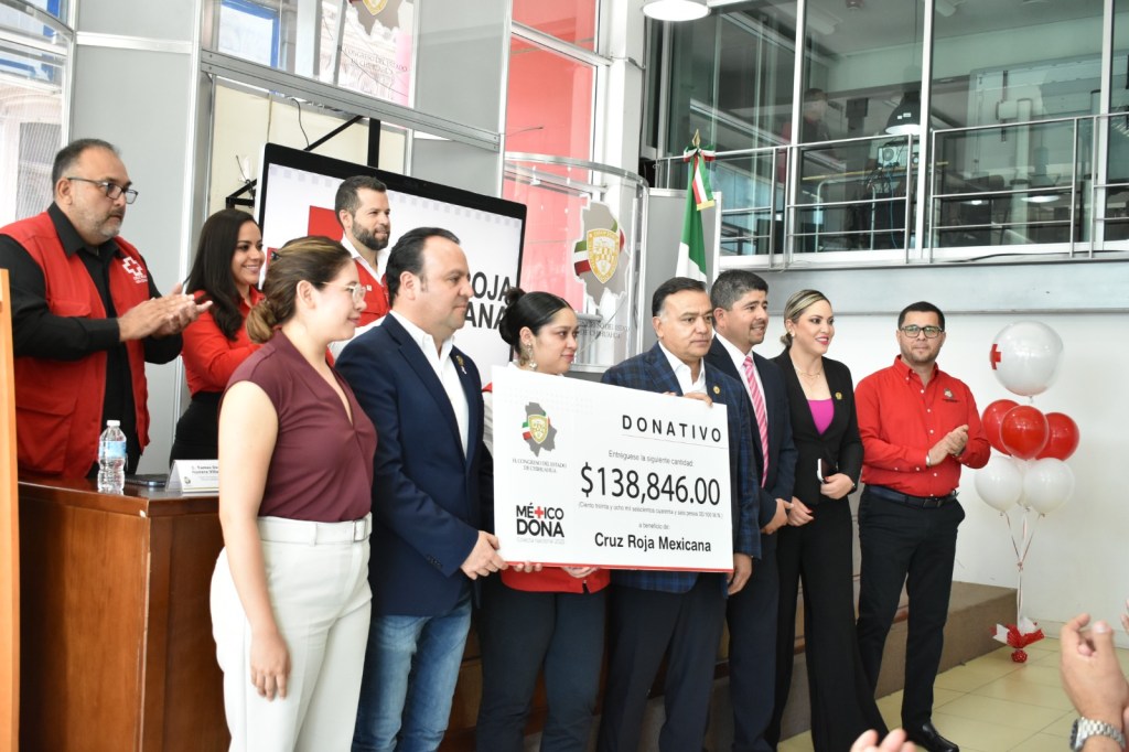 Entrega diputado Guillermo Ramírez Gutiérrez donativo a la Cruz Roja&nbsp;Mexicana