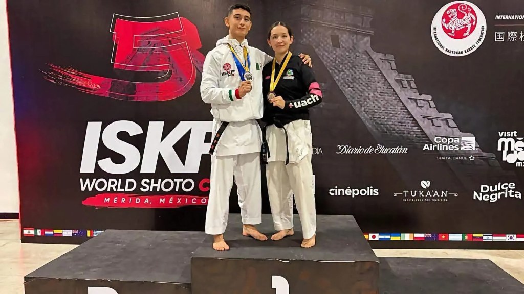 Chihuahua conquista 10 medallas en Mundial de Karate Shotokan